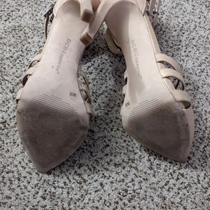 BCBGeneration Tan Heels